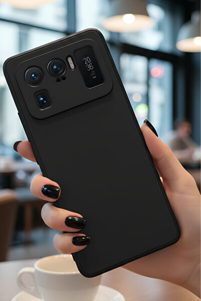 Hatreds Xiaomi Mi 11 Ultra İçin Uyumlu İçi Kadife Sıvı Silikon Kılıf