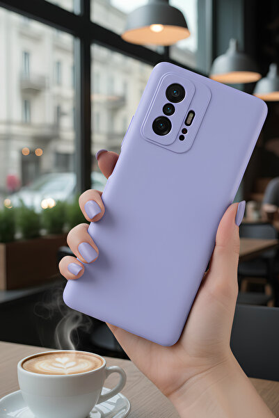 Hatreds Xiaomi Mi 11T Pro 5G İçin Uyumlu İçi Kadife Sıvı Silikon Kılıf