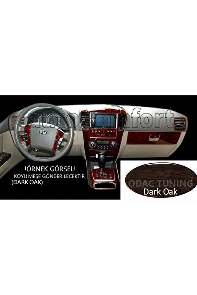 ODAC TUNING مجموعة كاملة من هدايا Kia Sorento 2006-2010 من خشب الماهوجني لصند...