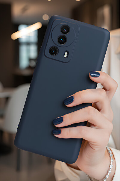 Hatreds Xiaomi Mi 13 Lite İçin Uyumlu İçi Kadife Sıvı Silikon Kılıf