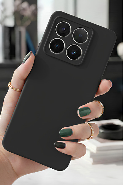 Hatreds Xiaomi 14T Pro İçin Uyumlu İçi Kadife Sıvı Silikon Kılıf