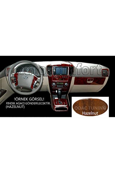 ODAC TUNING Kia Sorento 2007-2010 Mahogany Veneer Dashboard Trim Console Trim Full Set (Walnut)