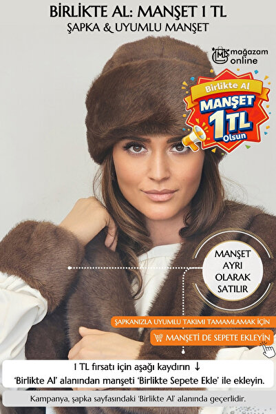 Mağazam Online İngiliz Kraliyet Stili Kalpak Şapka Kadın Kışlık Bere Peluş Su...