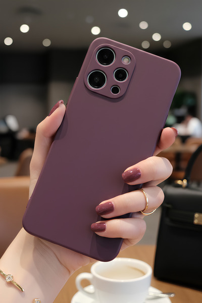 Hatreds Xiaomi Redmi 12 İçin Uyumlu İçi Kadife Sıvı Silikon Kılıf