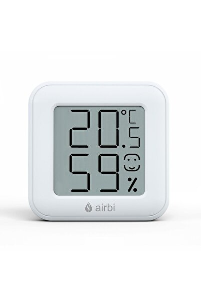 AirBi Termometru și higrometru digital pentru cameră, ecran LCD, memorie, sup...