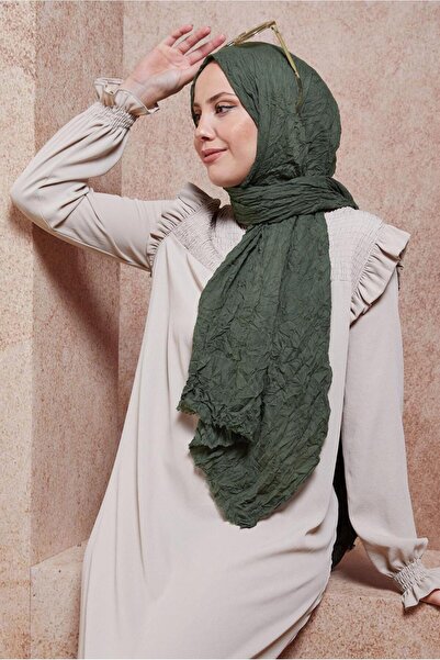 Alvina ALVINA 8423 Model Curly Shawl - Self