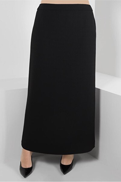 Alvina تنورة بسحاب مقطوعة بشكل مستقيم 60418