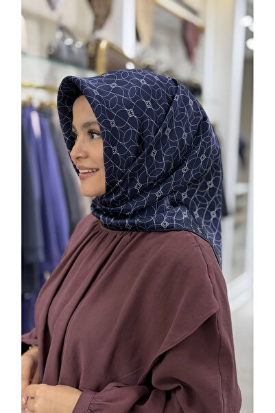 Aker Monogram Desen 2025/2026 Saf İpek Sura Eşarp 9065713