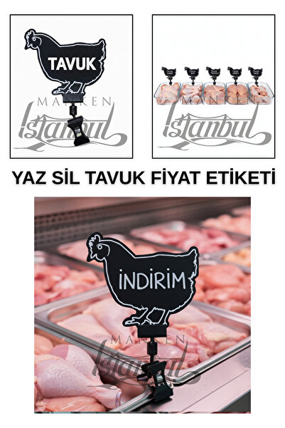 Manken İstanbul 10 bucăți de vară Sil Mini Size Latch Pui Preț Etichetă Măcelar Etichetă Măcelar Contor Etichetă