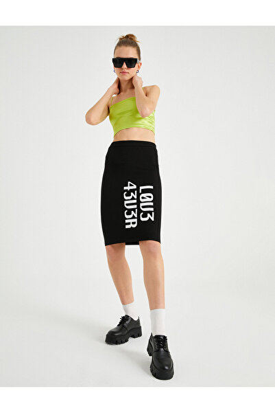 Koton Fustă imprimată cu litere