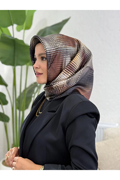 Aker Batik Desen 2025/2026 Saf İpek Sura Eşarp