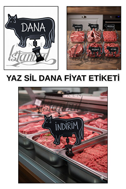 Manken İstanbul 20 bucăți de vară Sil Mini Size Latch Vaca Preț Etichetă Măcelar Etichetă Măcelar Contor Etichetă