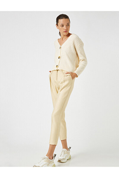 Koton Παντελόνι με τσέπες με ζώνη