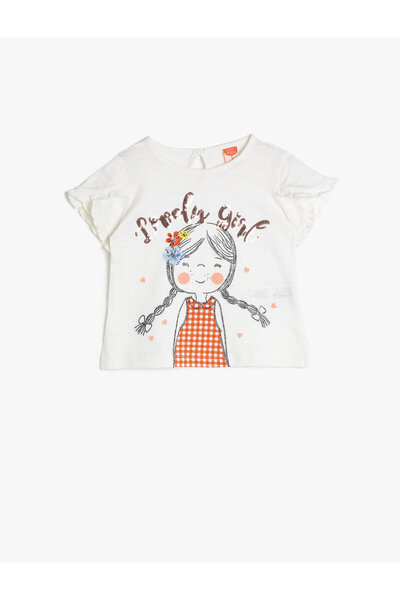Koton Baby Girl Printed T-Shirt