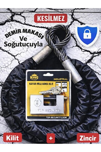 PADRİ motorsiklet 1,5 metre 10 mm Kesilmez Çelik Halat Motorsiklet Bağlama zi...