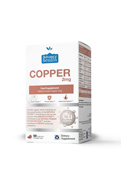 Advanced Health Copper Tablets 2 mg (60) Capsules from Advance Health
