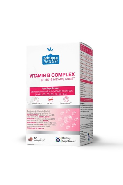 Advanced Health Vitamin B Complex Tablets (60) from Advance Health