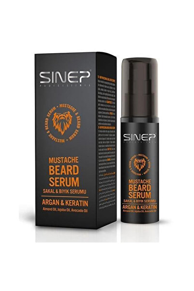 Sinep سيروم للعناية باللحية والشارب، غني بزيت الأرغان والكيراتين، وزيت اللوز،...