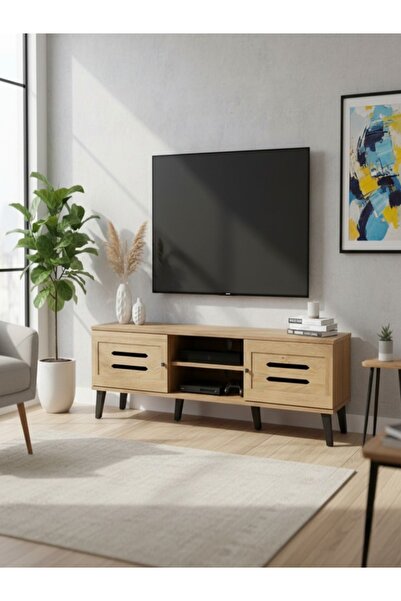 DEC13 طاوله تلفاز عصريه 180سم بتصميم مميز