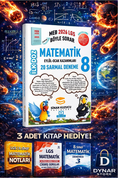 SİNAN KUZUCU YAYINLARI Sinan Kuzucu 8. Sınıf 2026 | İlk Doz Sarmal Branş Dene...