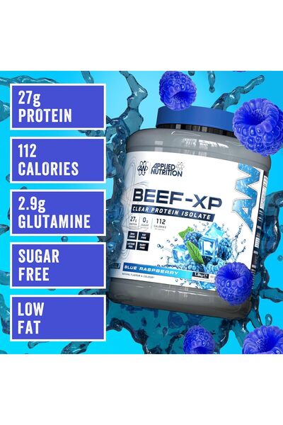 applied nutrition Beef XP - Clear Hydrolysed Protein Isolate, (1.8 Kg, Blue Raspberry)