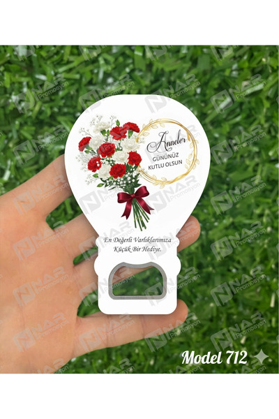 Nar Promosyon Anneler Gününe Özel 40 Adet Balon Açacak Magnet - Arkası Mıknat...