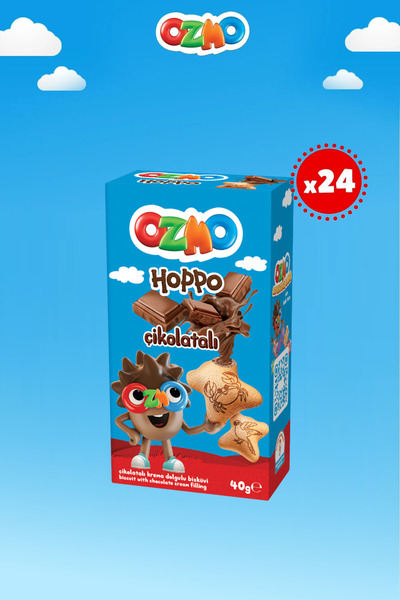 Şölen Ozmo Hoppo Çikolatalı 40 Gr x 12 Adet