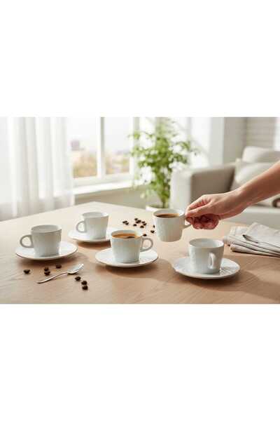 ariana sytle طقم فناجين قهوة تركية مذهبة من بامبوم لارا مكون من 12 قطعة لـ 6 ...