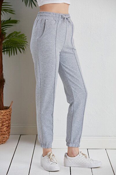 Green Hill Eşofman Altı Ön Dikiş Detaylı Çımalı