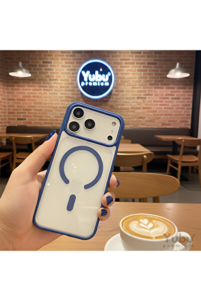 yubu iPhone 17 Pro Max Compatible Colorful Magsafe Case Shock-Absorbing Silic...