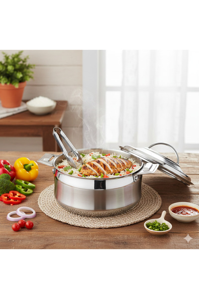 Maxima 1.5L Stainless Steel Food Warmer