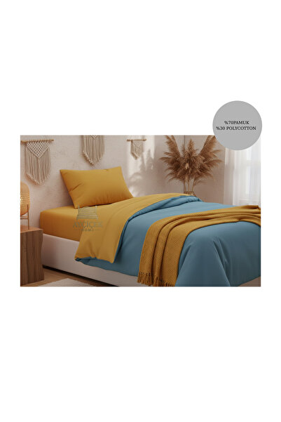 ayçiçek home ОДНОМІСНИЙ КОМПЛЕКТ ПОСТІЛЬНОЇ БІЛИЗНИ & ПРОСТИРАДЛО БЕЗ ГУМКИ &...