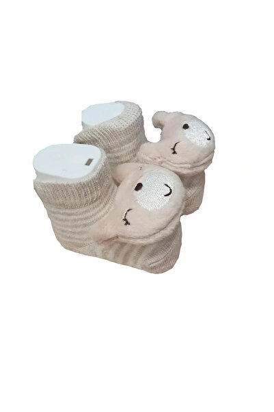 Bibaby Καφέ κάλτσες με κουδουνίστρα