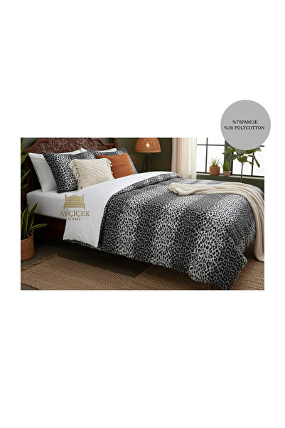 ayçiçek home Single Bedding Set & Non-Elastic Fitted Sheet & 100/200 & Black ...