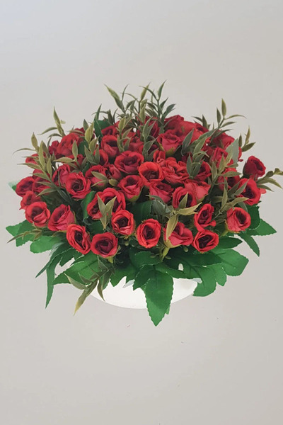 adresiburasi وعاء خرساني على شكل وعاء زهور على شكل وردة البندق