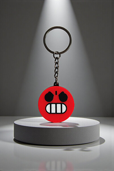 Saes Labs Brawl Stars Furious Expression Keychain