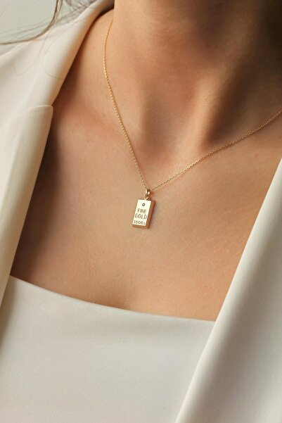 ŞABAN KILIÇ ALTIN&PIRLANTA Külçe Altın Bar Kolye – Fine Gold Tasarım Altın Re...