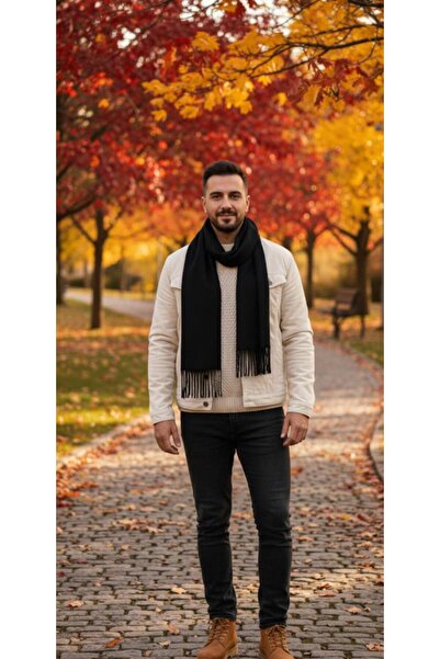 Wearflawless Eșarfă pentru bărbați, eșarfă de iarnă pentru bărbați, eșarfă pe...