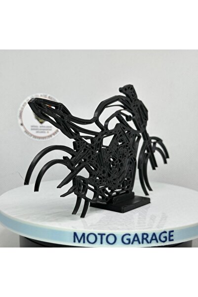 MotoGarage Yamaha MT-07 Masa Dekoru – Motor Tutkunlarına Özel Motosiklet Silüeti