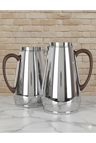 Generic طقم ترامس هاندا من السيف استيل بجودة عالية تصميم جديد حجم 1/0.75 لتر