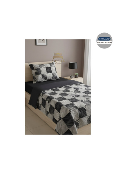 ayçiçek home طقم غطاء لحاف لشخص واحد وملاءة مرنة و100/200 و بينترست