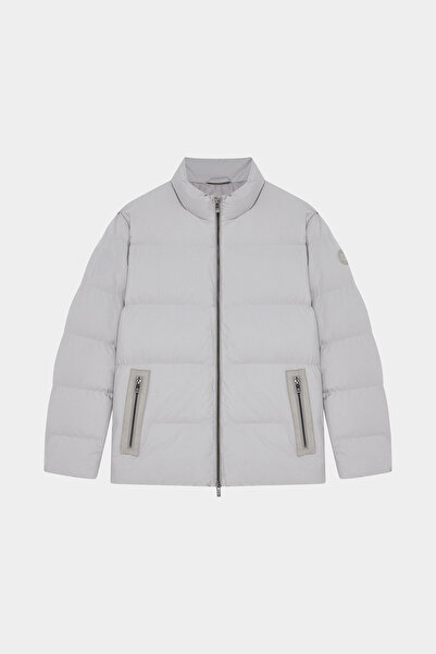 W Collection FERMUARLI GRİ ŞİŞME MONT