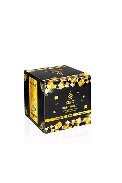 KEFO GOLD Elektrikli Nargile Köz (Kömür) Yakma Makinası + 2 Kg Nargile Kömürü