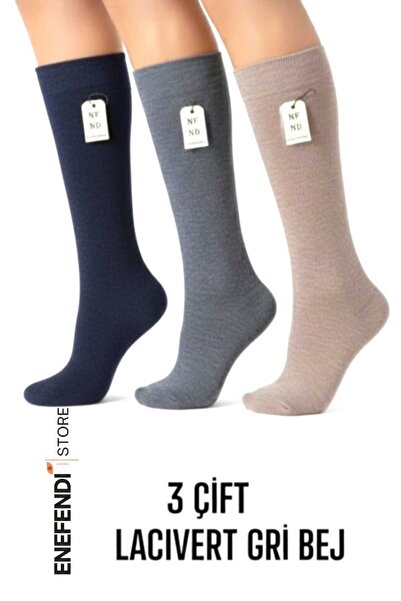 NF ND ENEFENDİ ЧОРАПИ ЗА МАМА 3 ЧИФТА ДО КОЛЕНАТА ДЕБЕЛИ ТОПЛИ ЕЛАСТИЧНИ ВЪЛН...