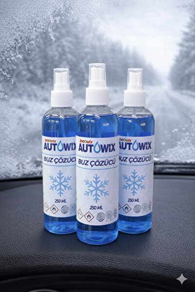 İNNOWİX Buz Çözücü ve Önleyici Sprey 3’lü Set (250 ml x 3)