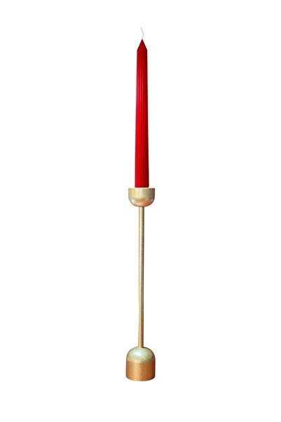 mumsema hediyelik Dekoratif Gold Kule Şamdan & Mumluk 26 Cm