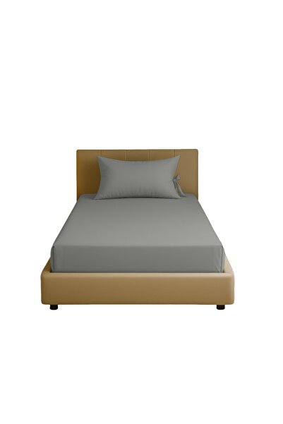 Sabia 100% Cotton 62 Thread Count 90X200 cm +30 cm Height Suitable Single Size Fitted Sheet Set