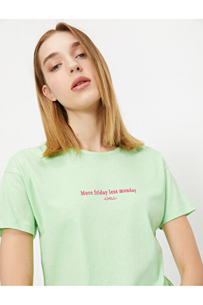 Koton Τυπωμένο T-Shirt κειμένου