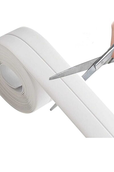 ENSSPOT 3.2 M BANYO KÜVET MUTFAK LAVABO BANT SU GEÇİRMEZ KENAR BANDI SIZDIRMAZLIK BANTI (BEYAZ)