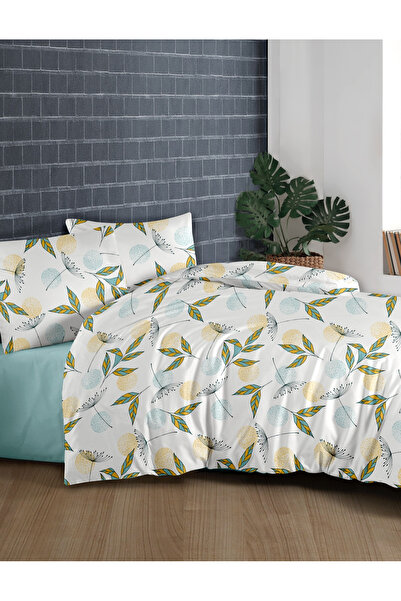 NazeninHome Flannel Flannel Winter 100% Cotton Double Duvet Cover Set Elicia